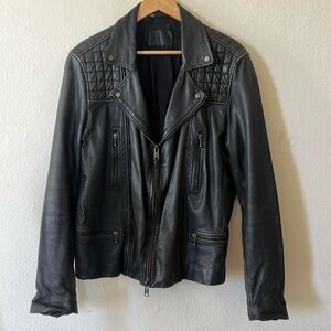All Saints Rowley Leather Jacket